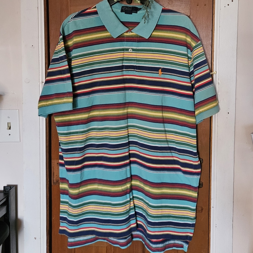 Polo Ralph Lauren Vintage Cotton Striped XL